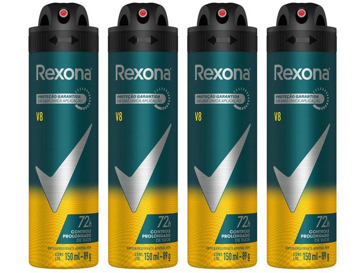 Imagem de Kit Desodorante Rexona Motion Sense V8 Aerossol 