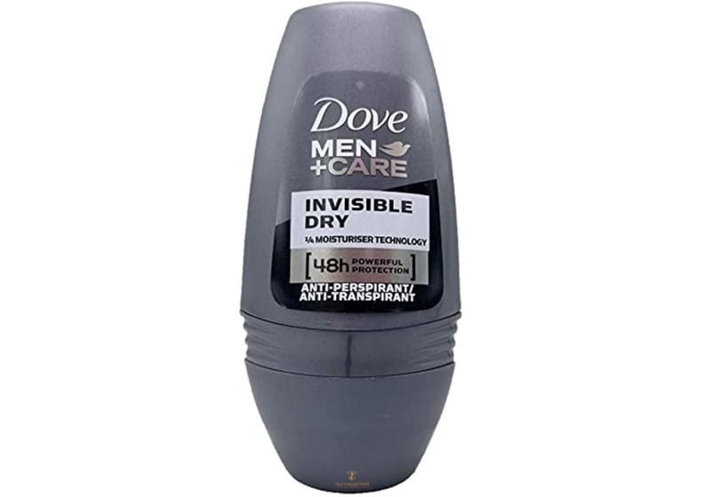 Imagem de kit Desodorante Roll-On Dove Men+Care Invisible Dry 50ml caixa com 3