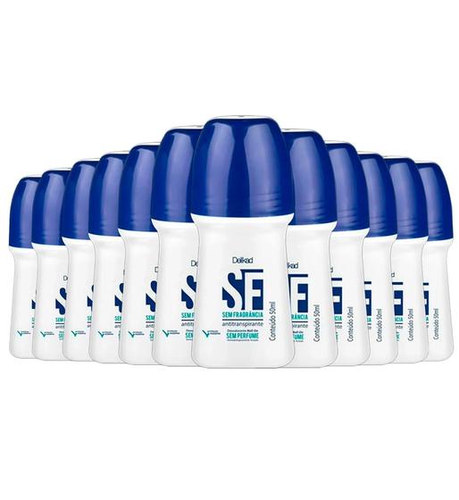 Imagem de Kit Desodorante SF Sem Fragrância Roll On 50ml - 12 Unidades