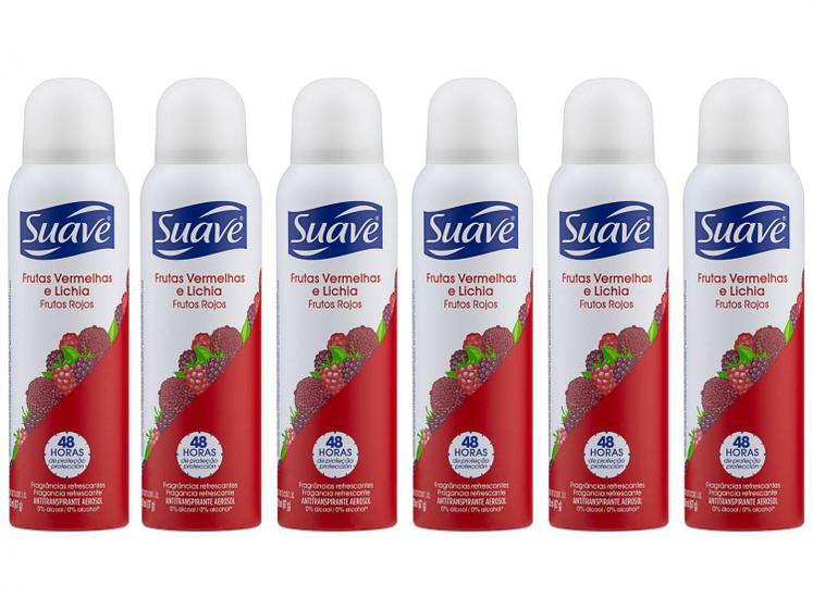 Kit Desodorante Suave Frutas Vermelhas e Lichia Menor preço em Kit Desodorante Suave Frutas Vermelhas e Lichia