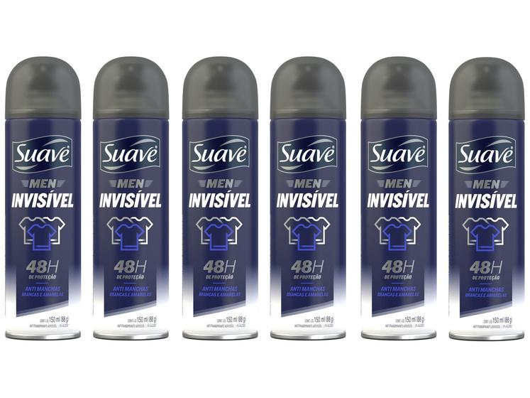Kit Desodorante Suave Invisible Aerossol Menor preço em Kit Desodorante Suave Invisible Aerossol