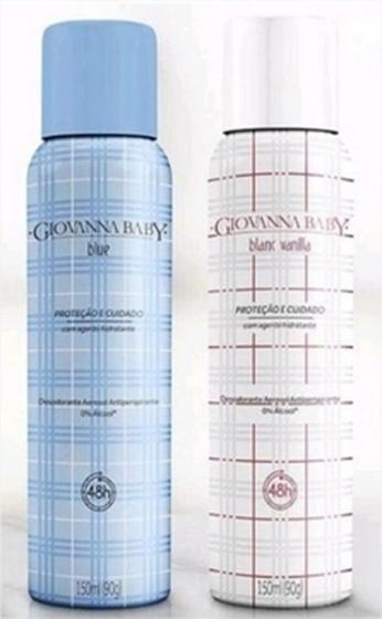Imagem de Kit Desodorantes 1 Blanc Vanilla E 1 Blue  Giovanna Baby