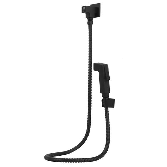 Kit Desviador Quadrado Preto c/Flexivel 1,80+Gatilho+Suporte Menor preço em Kit Desviador Quadrado Preto c/Flexivel 1,80+Gatilho+Suporte