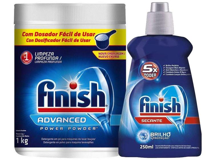 Kit Detergente em Pó para Lava-Louças Finish Menor preço em Kit Detergente em Pó para Lava-Louças Finish