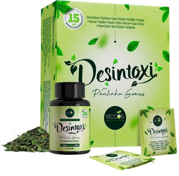 Imagem de Kit Detox-Desintoxi Chá 60 Sachês + Desintoxi 60 Capsulas