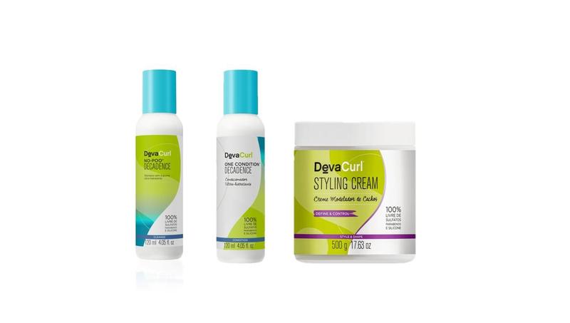 Imagem de Kit Deva Curl Decadence 120ml + Creme Modelador Styling 500g