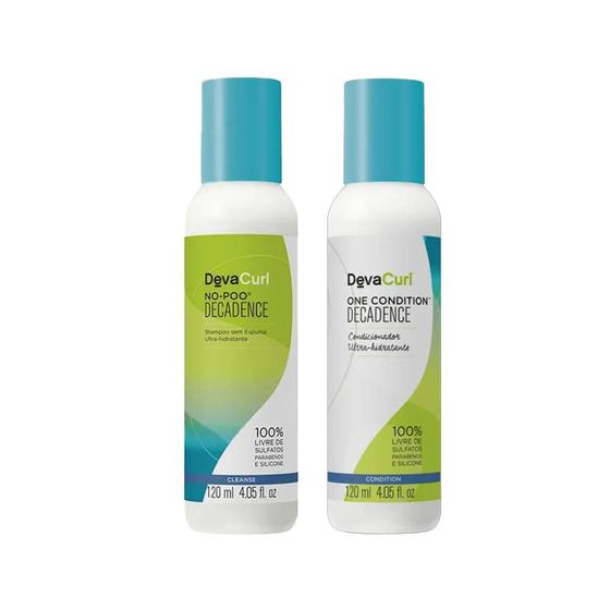 Imagem de Kit Deva Curl Decadence - Shampoo 120 ml + Condicionador 120 ml