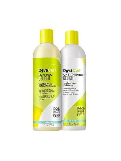 Imagem de Kit Deva Curl Duo Delight 2x355ml Low-Poo + One Condition