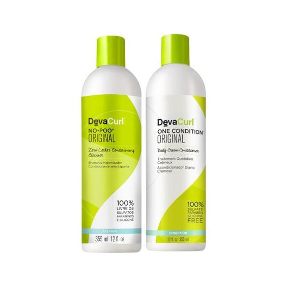 Imagem de Kit Deva Curls No-poo Original e One Condition Original