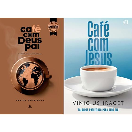 Imagem de Kit Devocional Café Com Deus Pai 2025 + Café Com Jesus