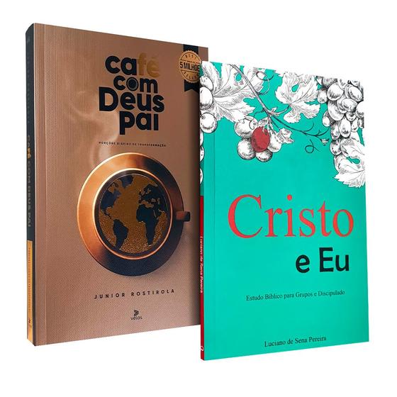 Imagem de Kit Devocional Café com Deus Pai 2025 + Cristo e Eu
