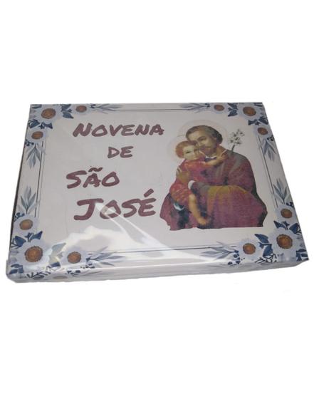 Imagem de Kit Devocional Presenteável Novena de São José Com Oratório e Cordão de São José