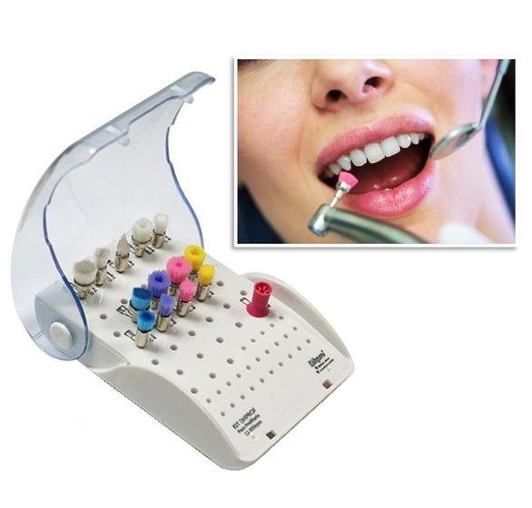 Imagem de Kit dhprof para profilaxia com 14 peças - dh pro