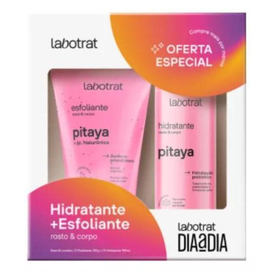 Imagem de Kit Dia A Dia Com Hidratante e Esfoliante Labotrat - Pitaya