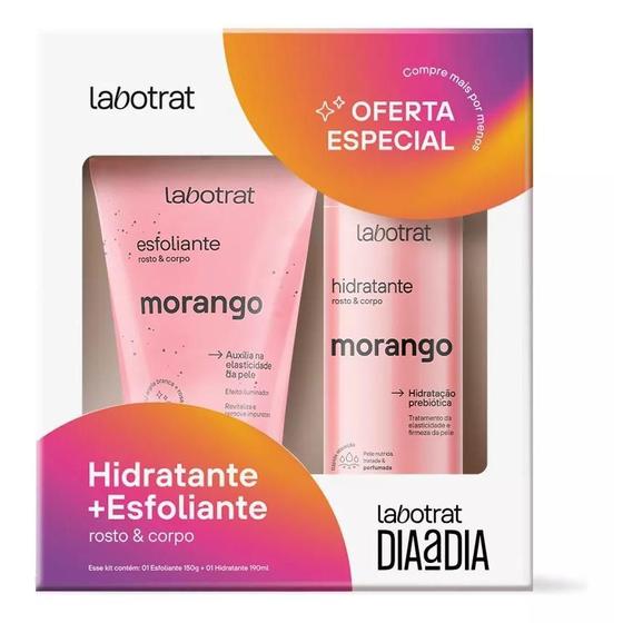 Imagem de Kit Dia A Dia Labotrat Esfoliante 150 G + Hidratante Morango