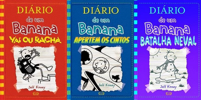 Imagem de Kit Diário De Um Banana 11, 12 E 13 Livros