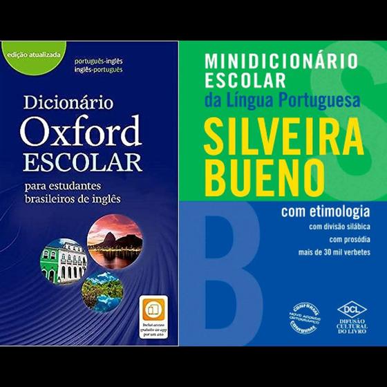 Imagem de Kit Dicionários: Oxford para Estudantes Brasileiros de Inglês + Língua Portuguesa com Etimologia (Silveira Bueno)