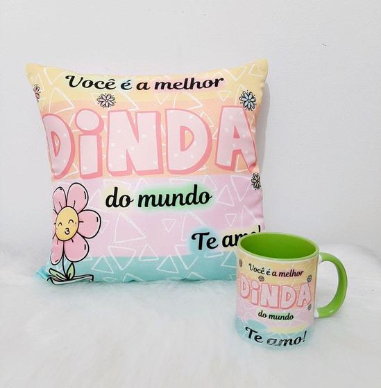 Imagem de Kit Dinda Personalizado Presente Madrinha