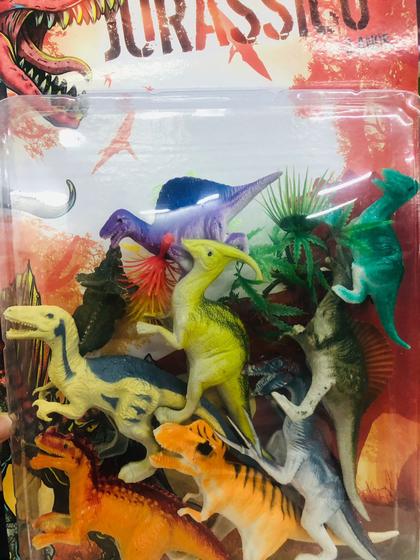 Imagem de Kit dinossauros e plantas up toys