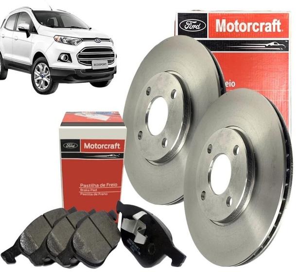 Imagem de Kit Discos e Pastilhas Nova Ecosport 2013 a 2021 Original