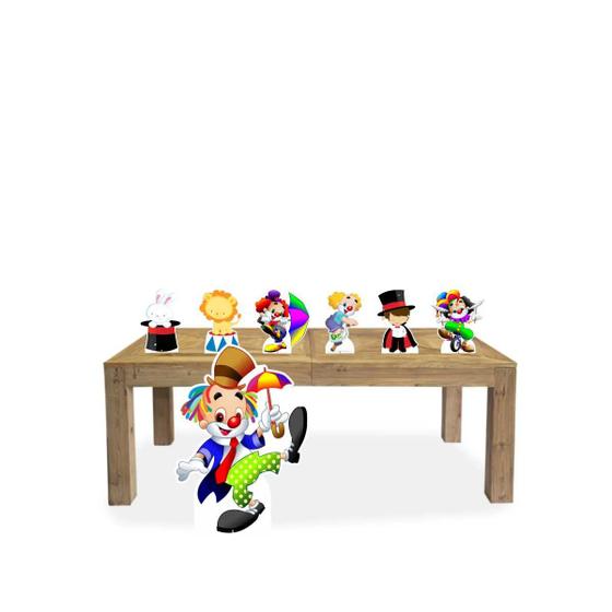 Imagem de Kit Display de chão e mesa totens festa Circo 7 Peças