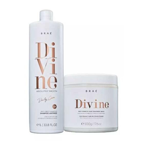 Imagem de Kit divine shampoo 1 l + mascara 500g