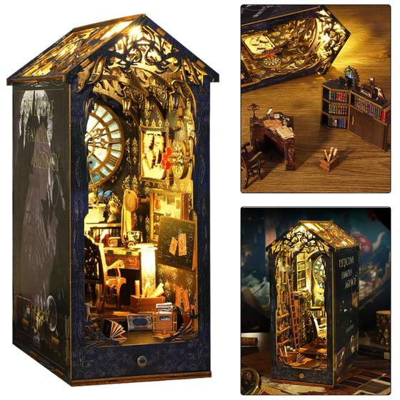 Imagem de Kit DIY Book Nook Agência de Detetives ISSEVE com Sensor de Luz