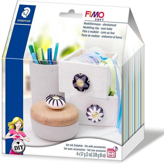 Imagem de Kit Diy Fimo Soft Maçanetas De Móveis