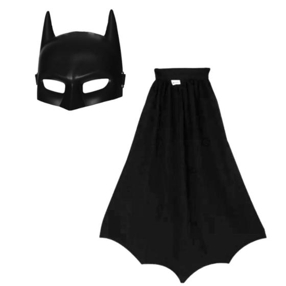 Imagem de Kit do Batman com Máscara e Capa Infantil Original Rosita