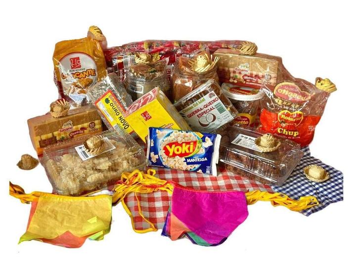 Imagem de Kit Doces Festa Junina São João completão nº1 + bandeirinha