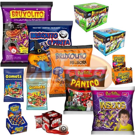 Kit doces temáticos para halloween c/12 itens - Florestal Imagem de Kit doces temáticos para halloween c/12 itens