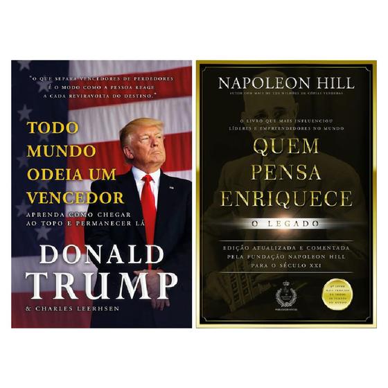 Imagem de Kit Donald Trump & Napoleon Hill - Todo Mundo Odeia um Vencedor + Quem Pensa Enriquece: O Legado