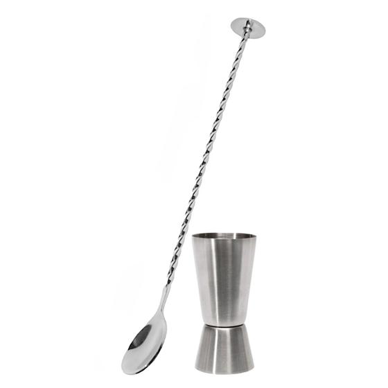 Imagem de Kit Dosador Duplo 25 x 50ml + Colher Bailarina