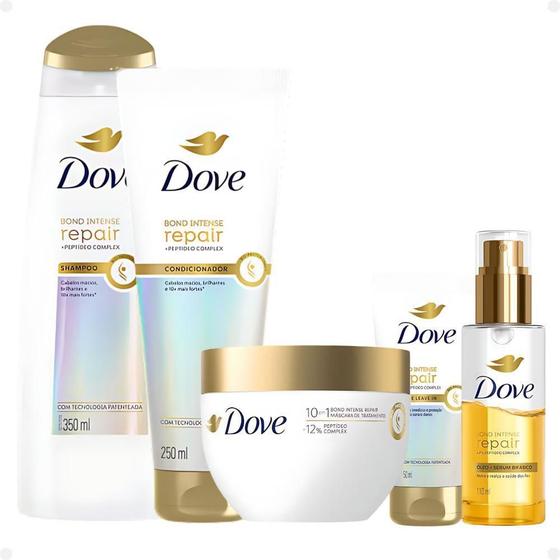 Imagem de Kit Dove Bond Intense Repair Com 5 Grande