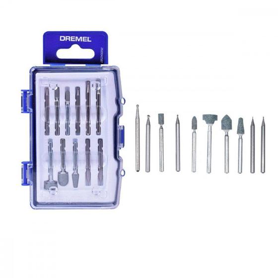 Imagem de Kit Dremel P/Esculpir/Gravar - 11Pc