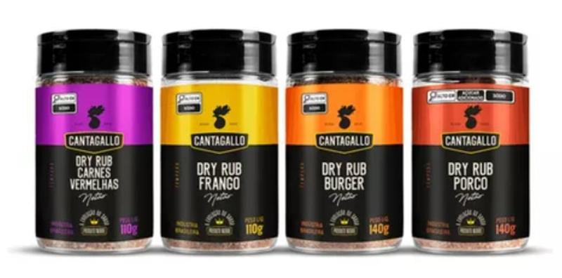 Imagem de Kit Dry Rubs Cantagallo By Netão Tempero Churrasco Americano