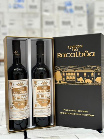 Imagem de Kit duas garrafas de Quinta da Bacalhoa Tinto 2017 750ml