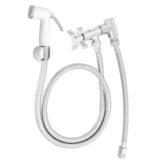 Kit Ducha Higiênica Para Ligação Na Caixa Acoplada C84-br Menor preço em Kit Ducha Higiênica Para Ligação Na Caixa Acoplada C84-br