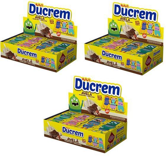 Imagem de Kit Ducrem Sabor da Infância Creme Sabor Avelã 3 Displays