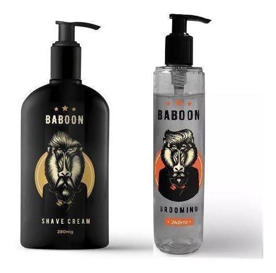 Imagem de Kit Dupla Baboon - 1X Shave Cream + 1X Grooming - Baboon