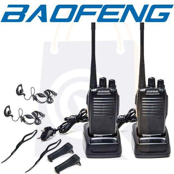 Imagem de Kit Duplo Rádio Comunicador Dual BF-777S - Baofeng