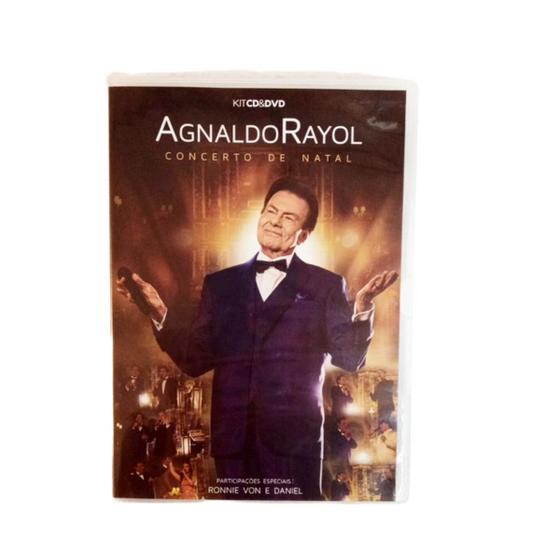 Imagem de Kit dvd + cd agnaldo rayol concerto de natal