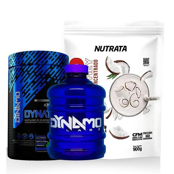 Imagem de Kit Dynatron Extreme 630G + W100 Whey Refil 900 G + Galão