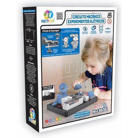 Imagem de Kit educacional robótica steam novo cientista circuito mecanico experimentos eletricos