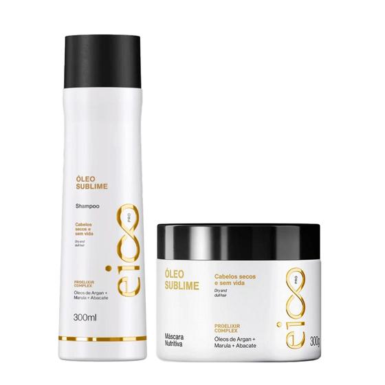 Imagem de Kit Eico Pro Óleo Sublime - Shampoo 300ml + Máscara 300g