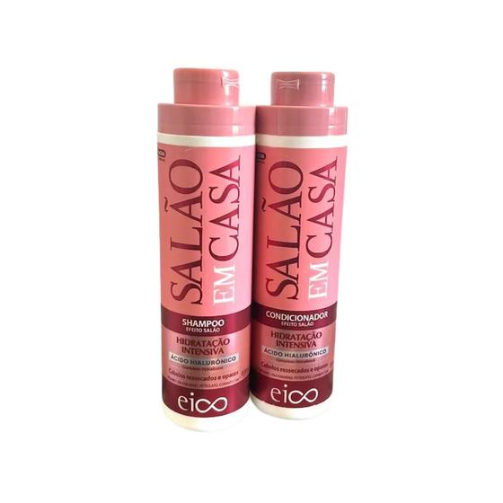 Imagem de Kit Eico Shampoo 800ml + Cond 750ml Salão Casa