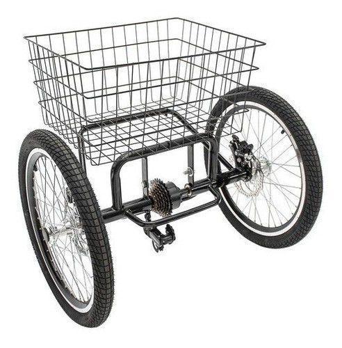 Imagem de kit Eixo Traseiro Bicicleta Triciclo Adaptação Com Marchas