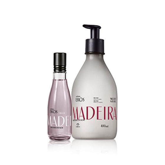 Kit Ekos Frescor e Néctar Desodorante Hidratante Madeira em Flor - Corpo e banho Imagem de Kit Ekos Frescor e Néctar Desodorante Hidratante Madeira em Flor