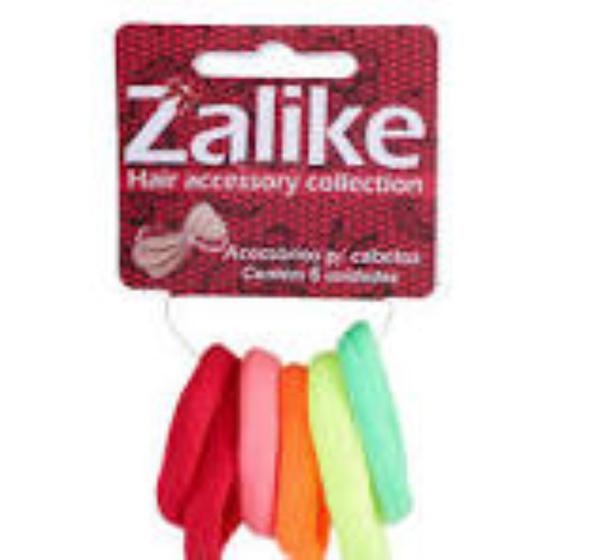 Imagem de Kit Elásticos de Cabelo Neon Tradicional com 6 Zalike