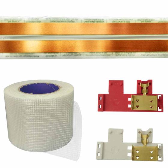 Kit Eletrofita 2 Pistas 5 Metros 750v 20a Menor preço em Kit Eletrofita 2 Pistas 5 Metros 750v 20a